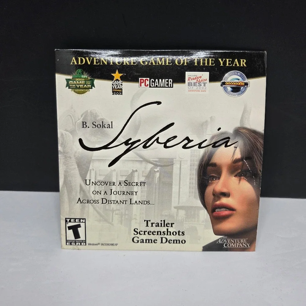 The Adventure Company Syberia PC Demo CD Game Promo Windows 98/XP Vintage 2003